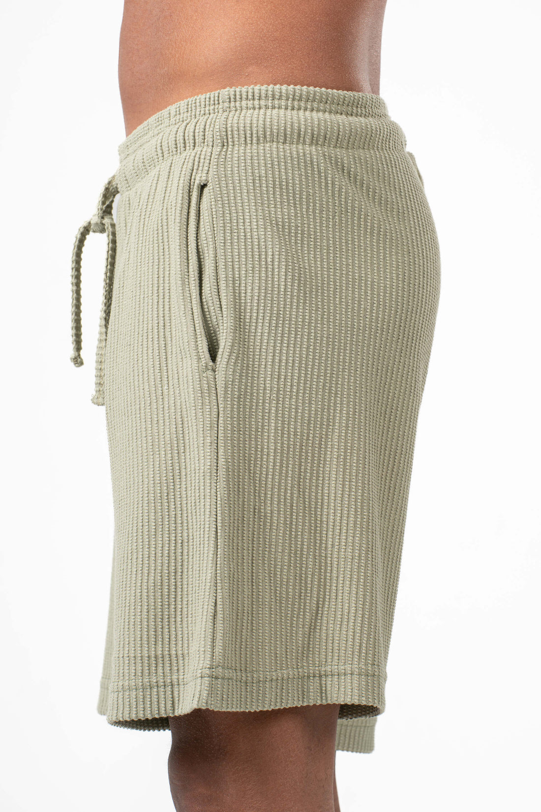 MINT GREEN MINIMAL RIBBED SHORT