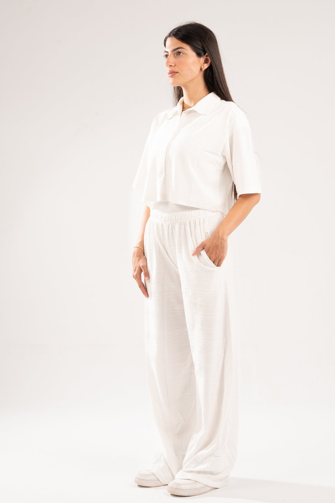 OFF-WHITE WAVE TEXTURED PANTS