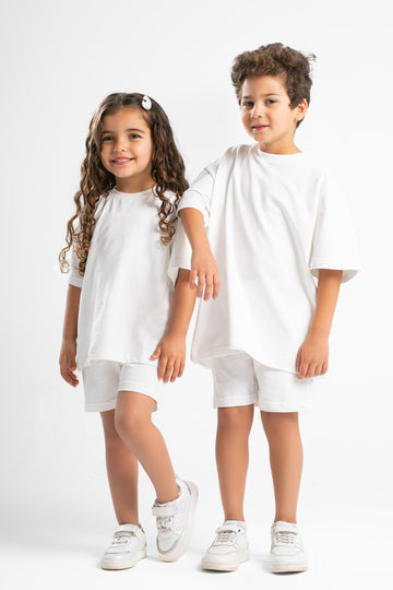 OFF-WHITE LITTLE ONES SUMMER MELTON SHORT