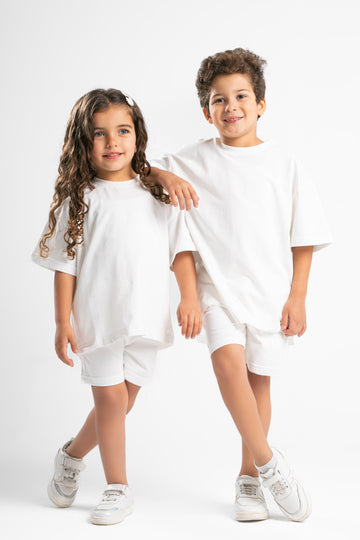 OFF-WHITE LITTLE ONES SUMMER MELTON BOX-TEE