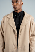 MEN BEIGE WOOL COAT