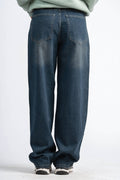WASHED GREEN OVERSIZED DENIM PANTS