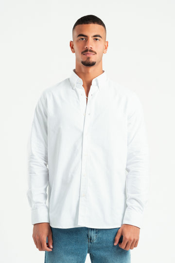 WHITE OXFORD SHIRT