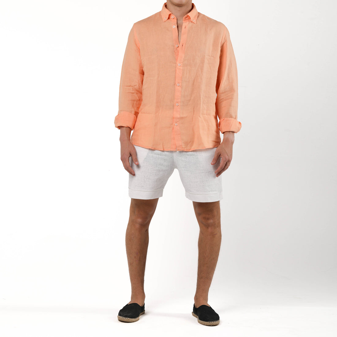 PEACH LINEN SHIRT
