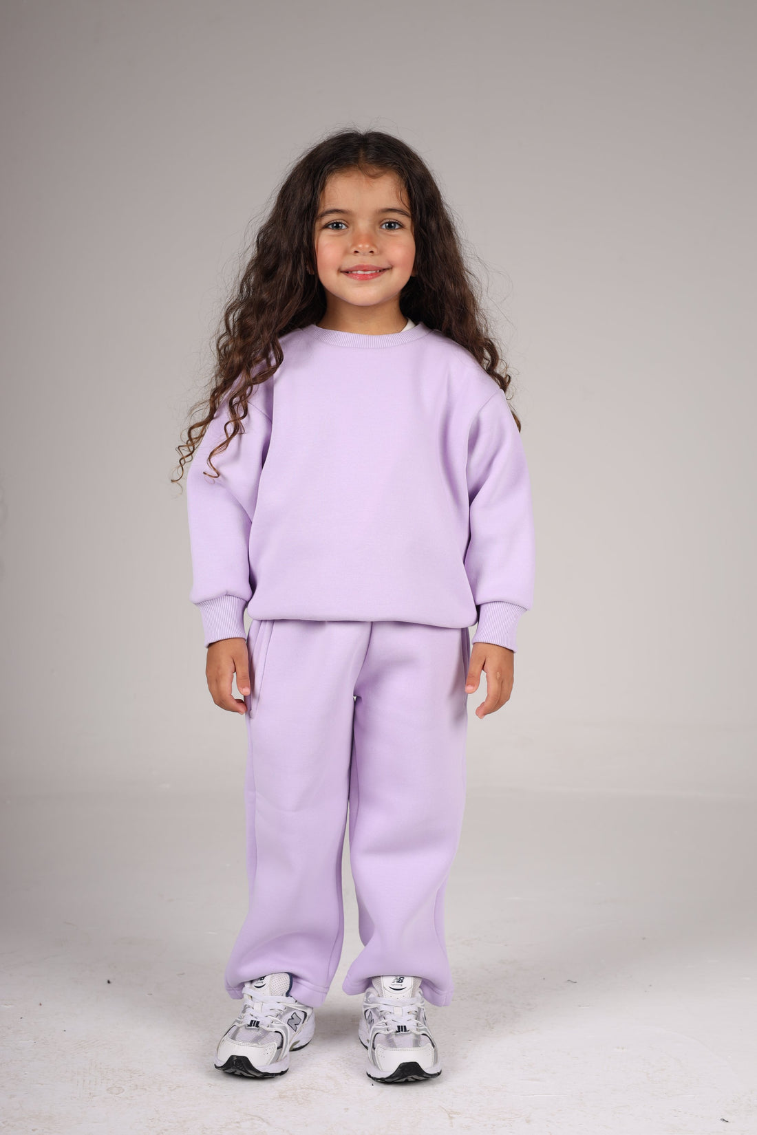 LAVENDER LITTLE ONES BOXY-FIT CREWNECK