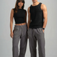 DARK GREY RELAXED LIGHTWEIGHT SWEATPANTS