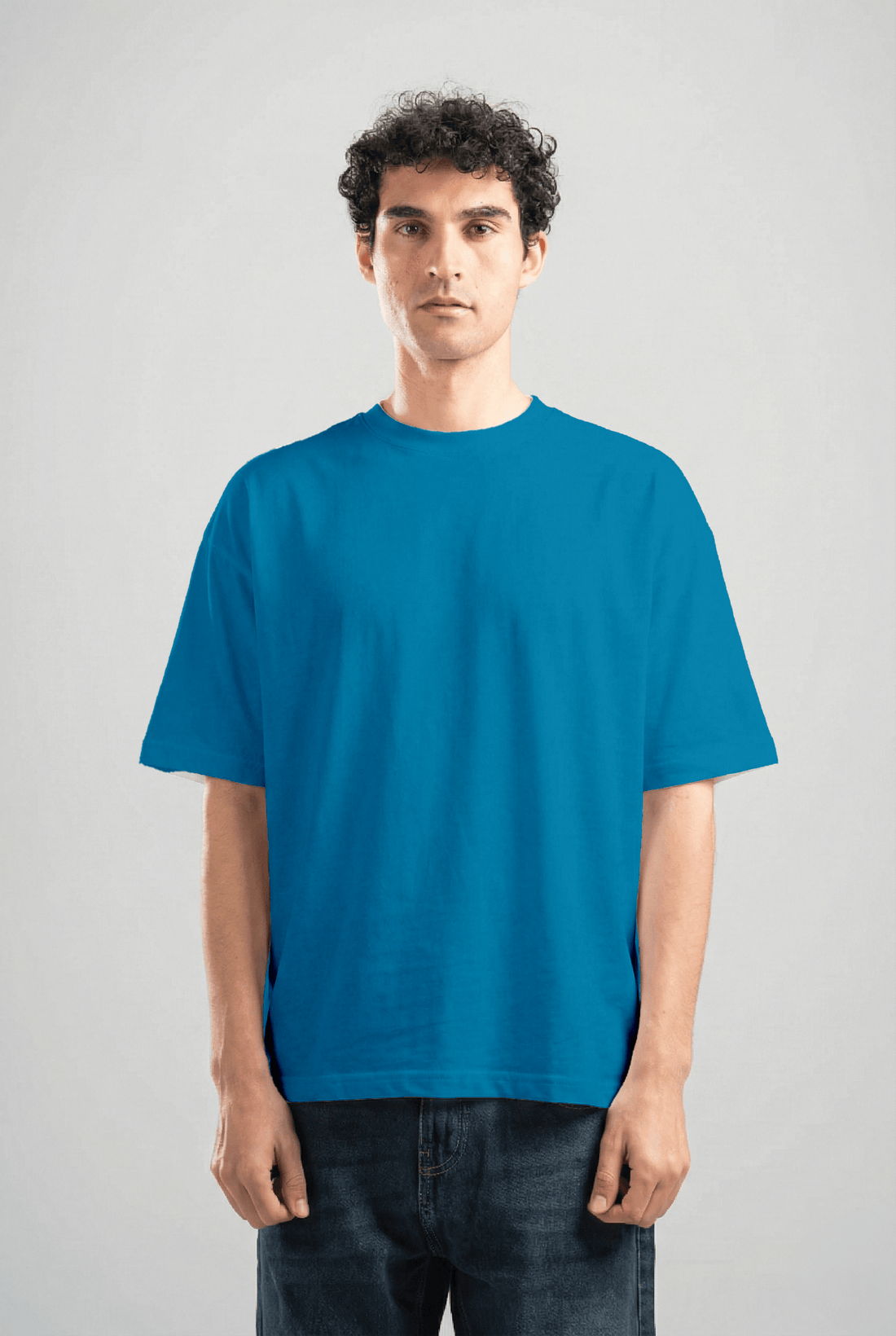 OCEAN BLUE SUMMER MELTON BOX-TEE