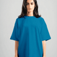 OCEAN BLUE SUMMER MELTON BOX-TEE