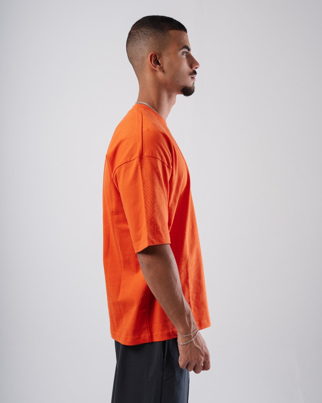 ORANGE ORGANDY BOXY-TEE