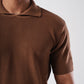 KNIT PLAIN POLO 023