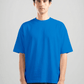 ELECTRIC BLUE SUMMER MELTON BOX-TEE