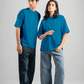 OCEAN BLUE SUMMER MELTON BOX-TEE