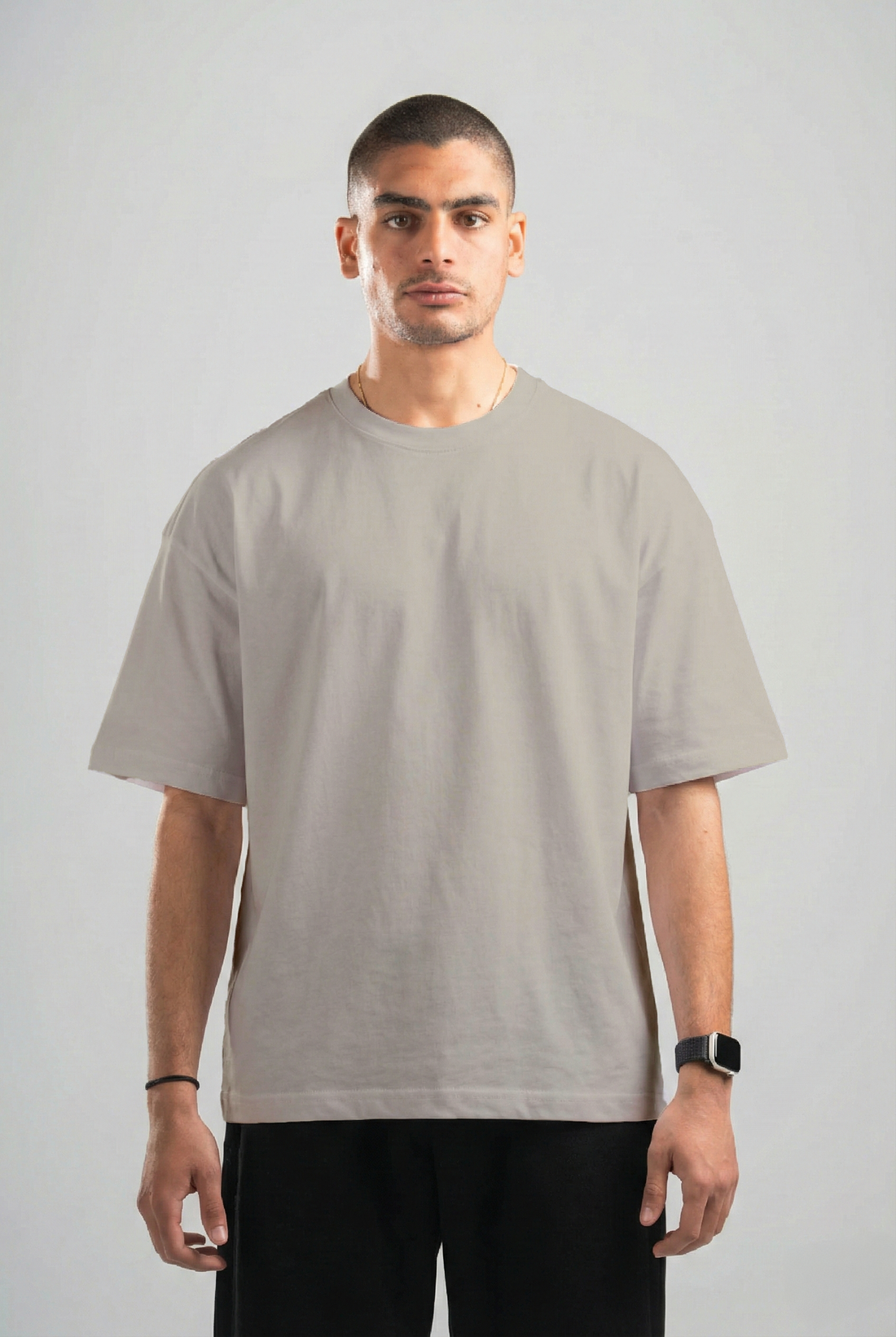 LIGHT GREY OVERSIZED T-SHIRT