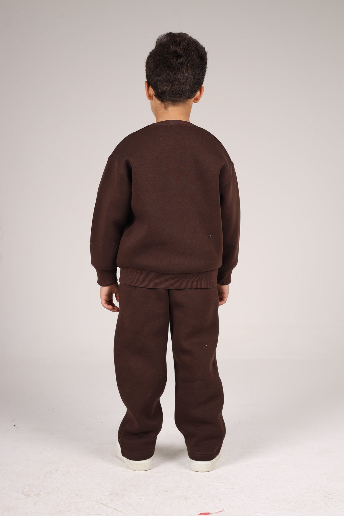 DARK BROWN LITTLE ONES RELAXED-FIT SWEATPANT