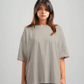 LIGHT GREY OVERSIZED T-SHIRT
