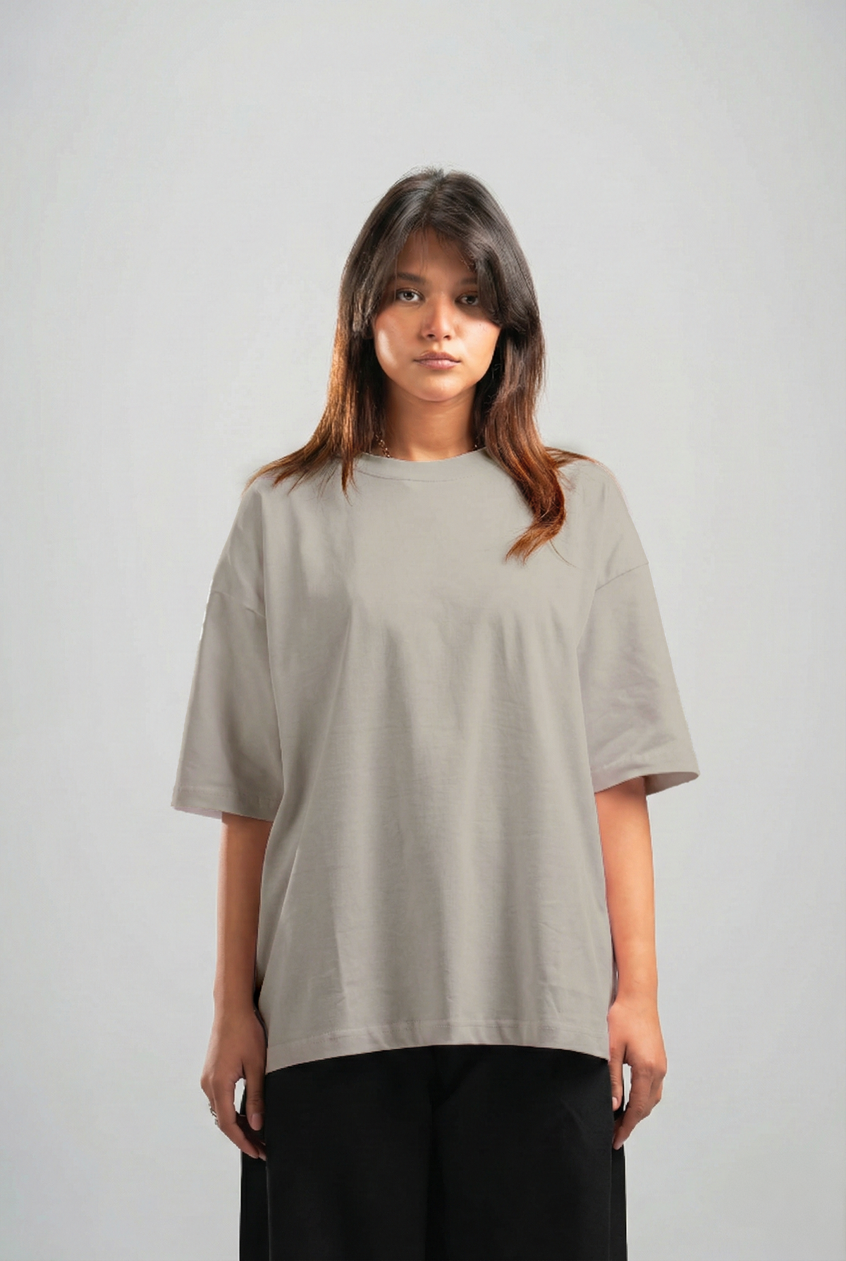LIGHT GREY OVERSIZED T-SHIRT