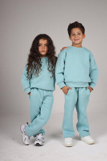 AQUA LITTLE ONES BOXY-FIT CREWNECK