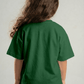 DARK GREEN LITTLE ONES HEAVY WEIGHT OVERSIZED T-SHIRT