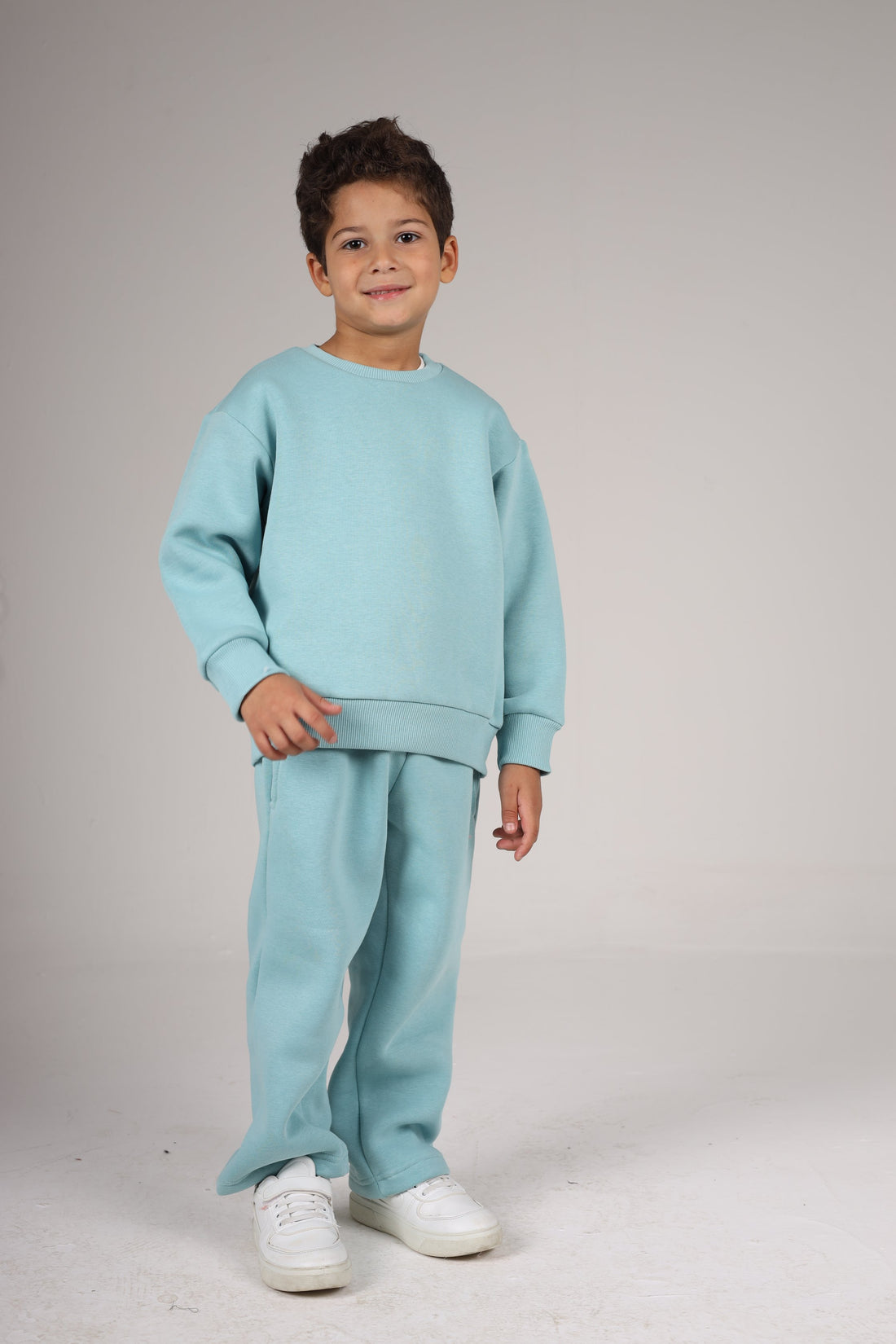 AQUA LITTLE ONES BOXY-FIT CREWNECK