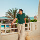 WAVY TEXTURE KNIT POLO 03