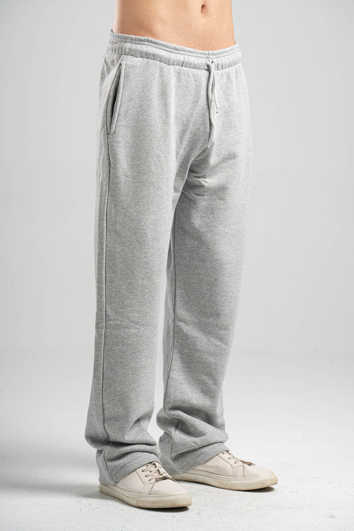 ASH GREY RELAXED LIGHTWEIGHT SWEATPANTS