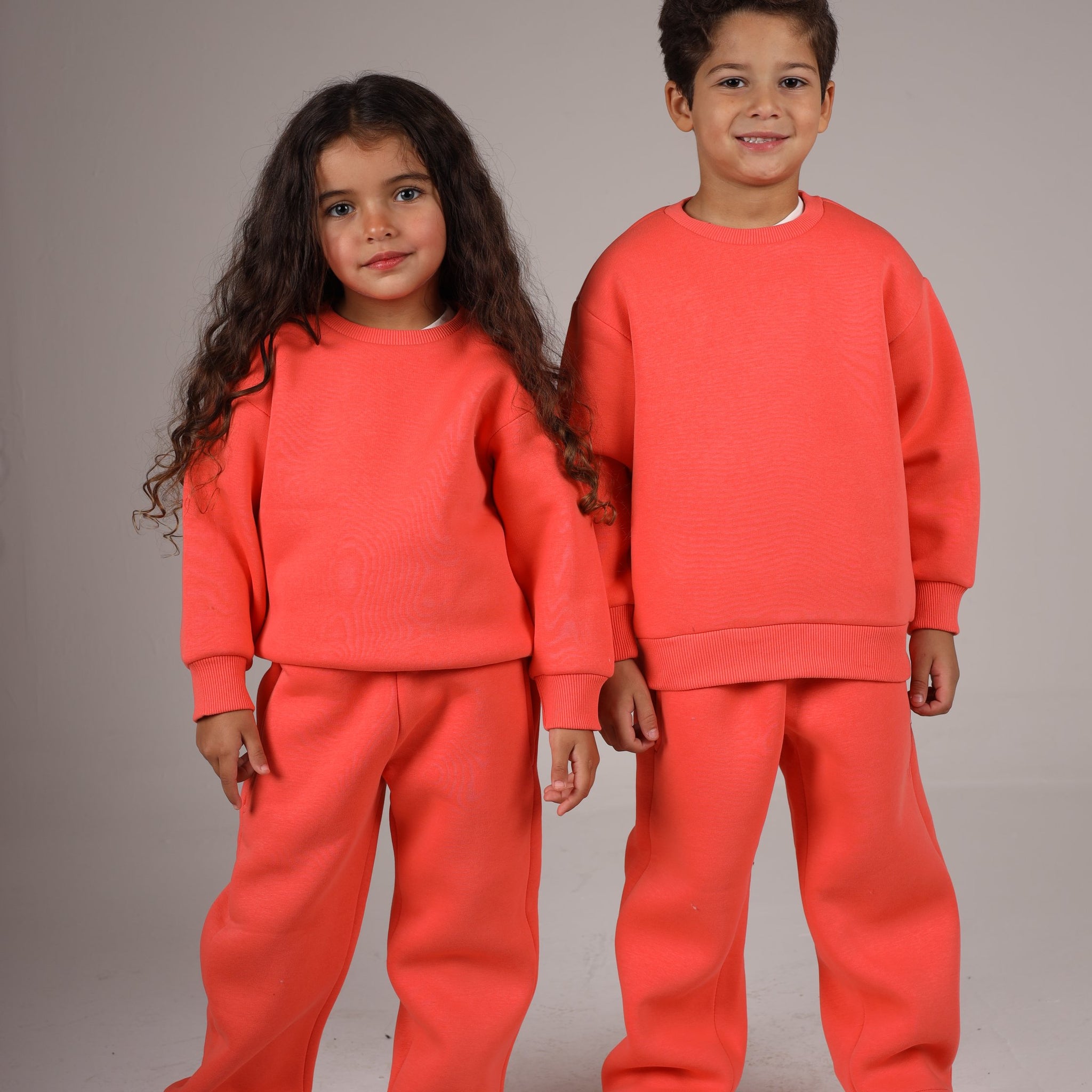 WATERMELON LITTLE ONES BOXY-FIT CREWNECK