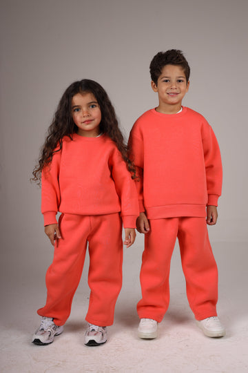 WATERMELON LITTLE ONES BOXY-FIT CREWNECK