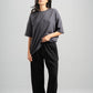 BLACK RELAXED LIGHTWEIGHT SWEATPANTS