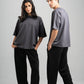 BLACK RELAXED LIGHTWEIGHT SWEATPANTS