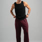 BURGUNDY RELAXED LIGHTWEIGHT SWEATPANTS