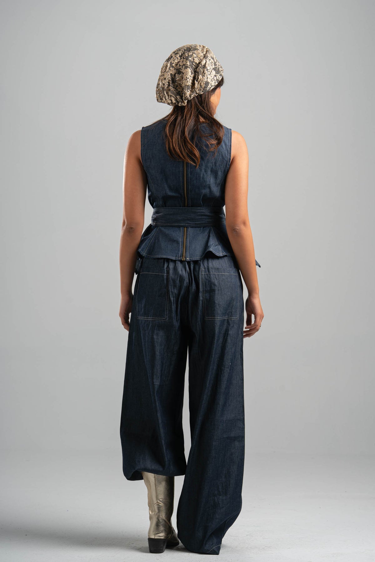 BLUE LIGHT WEIGHT DENIM PANTS