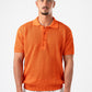 ORANGE BREEZY KNIT POLO