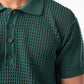 DARK GREEN BREEZY KNIT POLO