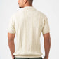 OFF-WHITE BRAIDED SHORT SLEEVE POLO