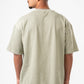MINT GREEN RIDGED BOX-TEE