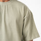 MINT GREEN RIDGED BOX-TEE