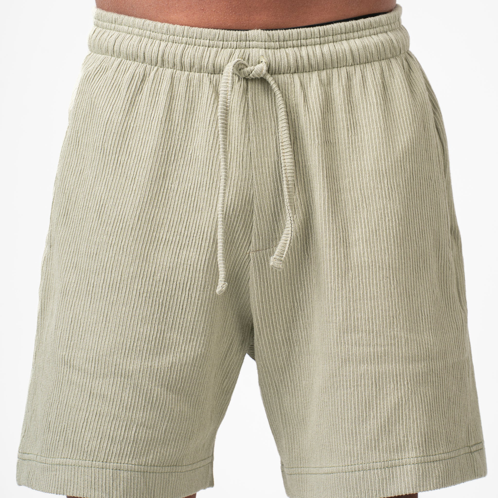 MINT GREEN RIDGED SHORT