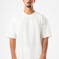 OFF-WHITE RIDGED BOX-TEE