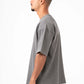 DARK GREY RIDGED BOX-TEE