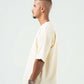BUTTERMILK YELLOW DUSTY BOX-TEE