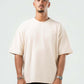 LIGHT BEIGE DUSTY BOX-TEE