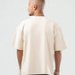 LIGHT BEIGE DUSTY BOX-TEE