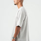 LIGHT GREY DUSTY BOX-TEE