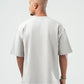 LIGHT GREY DUSTY BOX-TEE