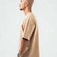 DARK BEIGE DUSTY BOX-TEE