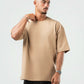 DARK BEIGE DUSTY BOX-TEE