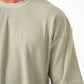 MINT GREEN MINIMAL RIBBED BOX-TEE