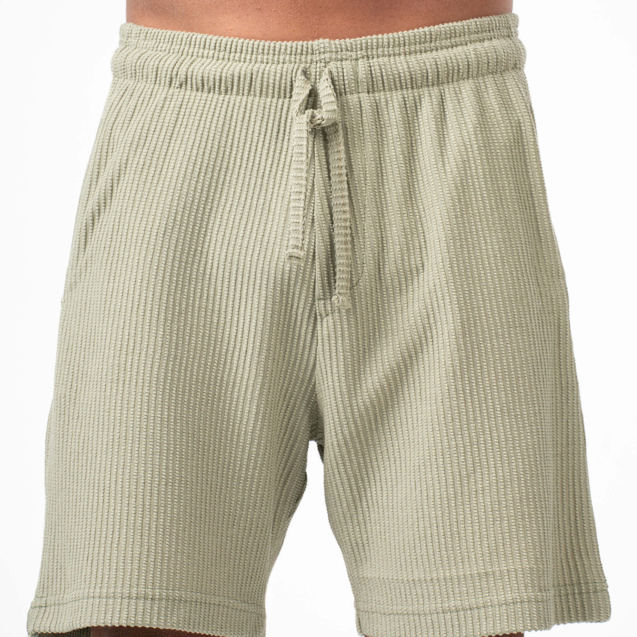 MINT GREEN MINIMAL RIBBED SHORT