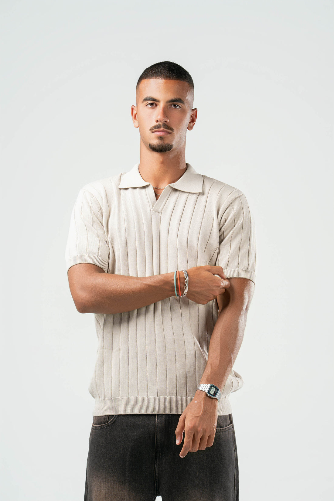 MINT GREEN EASY LINES KNIT POLO