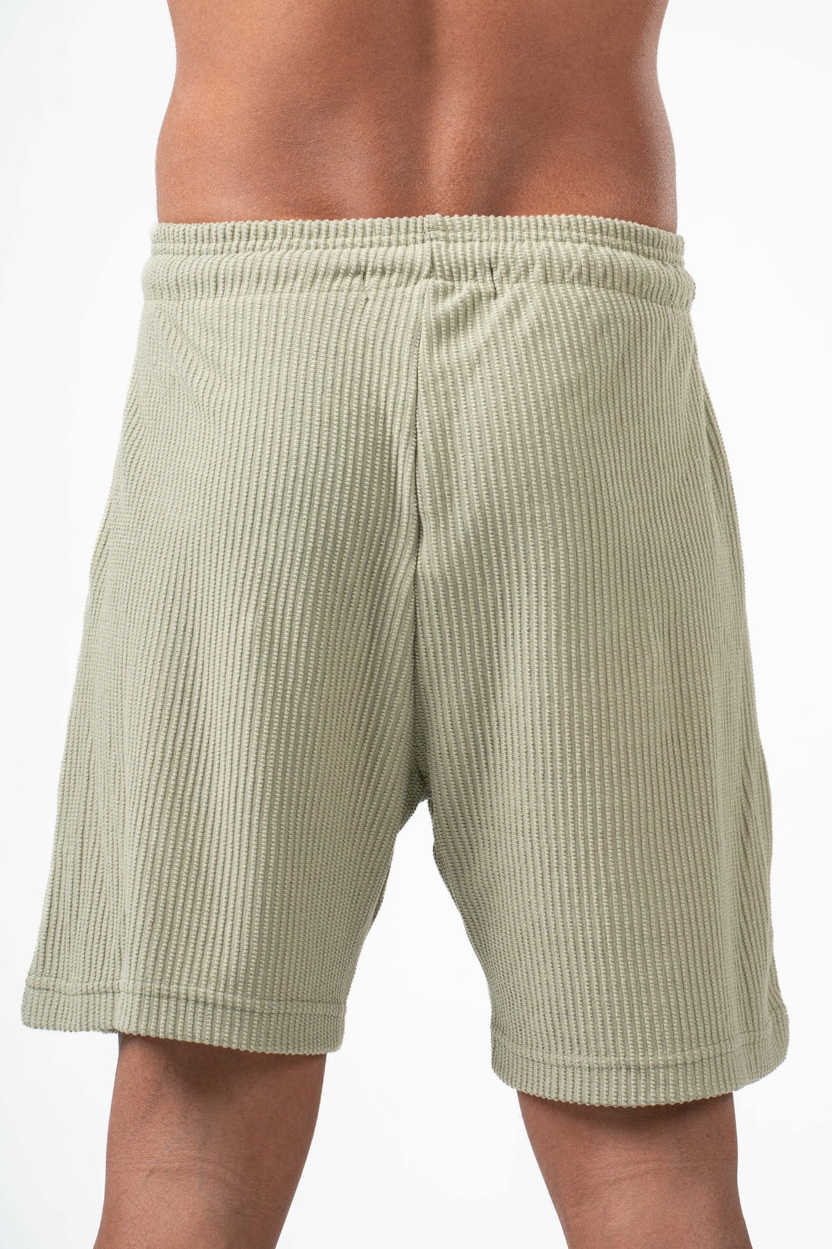 MINT GREEN MINIMAL RIBBED SHORT